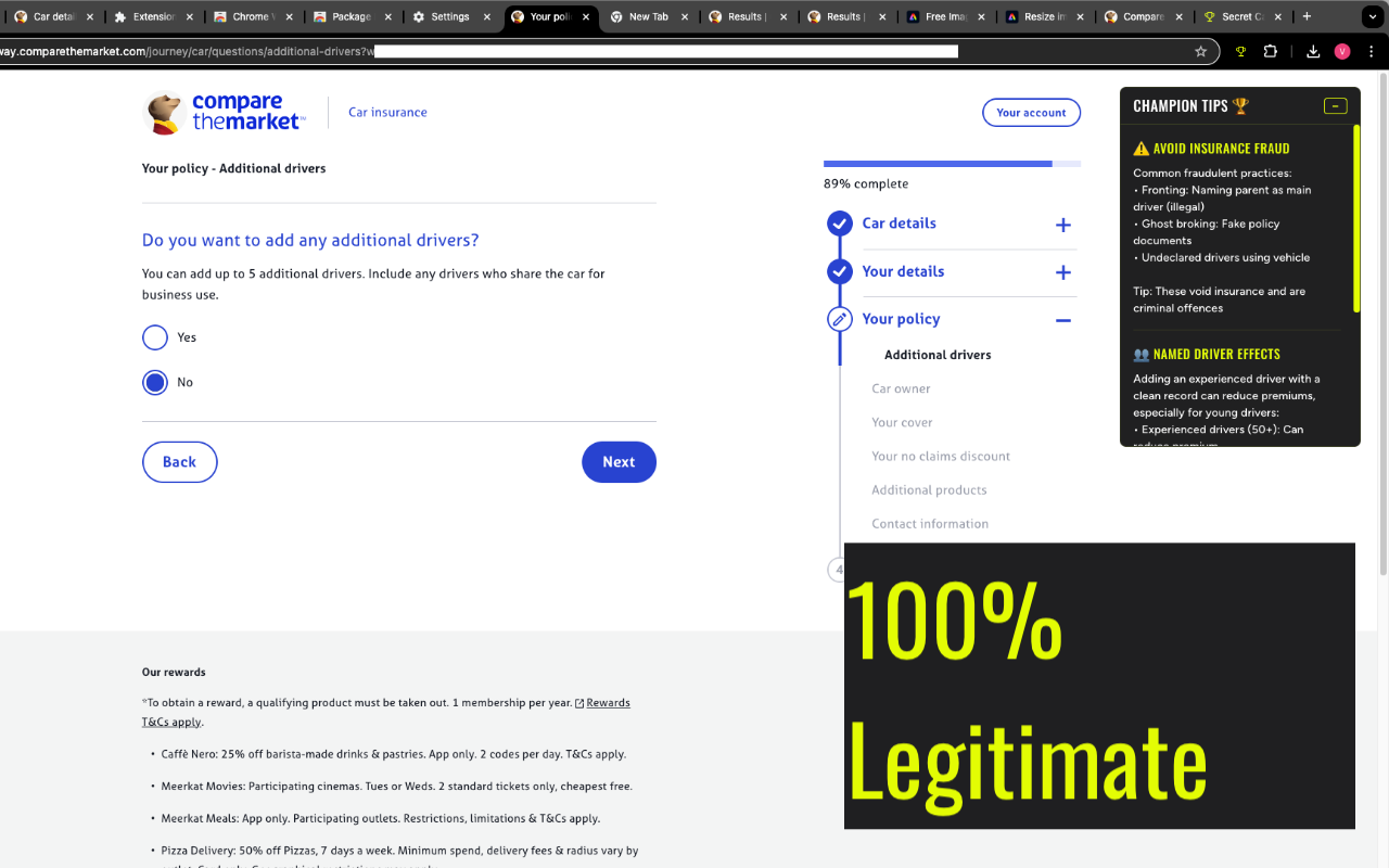Secret Car Insurance Hacks | Chrome Extension